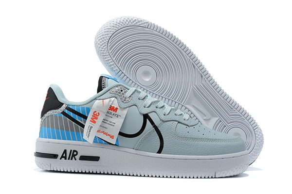 Men's Air Force 1 Blue Shoes 080